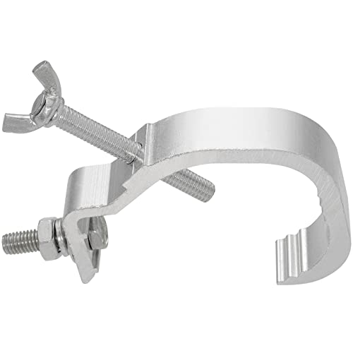 8 Pack Stage Light Clamp Hook, Aluminum Alloy Truss C-Clamp, Heavy Duty Stage Lights Truss Clamp for DJ Lighting Par Lights, Fit for 1.18-2 Inch OD Tube/Pipe, Silver