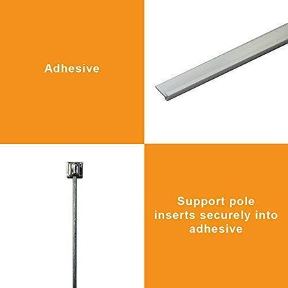 Mini Table Top Retractable Banner Stands – Fits 11.7in x 16.5in Banners - Includes 10 Banner Stands (Banners are not Included) - color: 10 Stands, size: Large