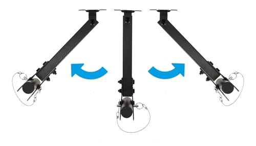 Rockville RPW30 Adjustable Wall Mount Bracket Pair for PA Speakers, 110 lb | Heavy Duty Steel, 110 lb Capacity Each, Horizontal and Vertical Tilt, Includes Mounting Hardware, for PA Speaker Installation - style: Tilt and Swivel
