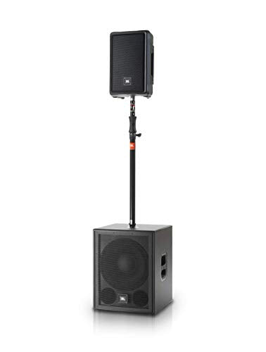JBL Professional IRX108BT Powered PA Speaker, Portable Loudspeaker with Bluetooth, 8 Inch Woofer, 1300 Watt, Mobile DJ, Musicians, Small Venues, Ceremonies and Sports Events, Black | Bluetooth, 8 Inch Woofer, 1300 Watt, Mobile DJ, Musicians, Small Venues,