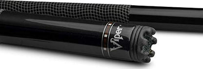Viper by GLD Products Clutch 58" 2-Piece Pool Cue Stick, 5 Colors, 18-21 Oz - color: Lights Out, size: 21 Ounce