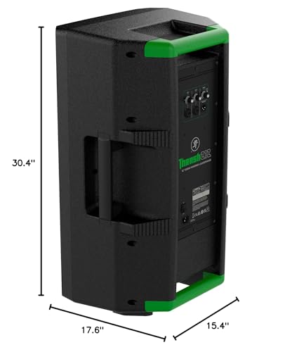 Audiosavings Bundle: (2) Mackie Thrash212 12 1300W Powered Active DJ PA Speaker Thrash 212 Bundle with (1) Pair of Rockville Adjustable Tripod Speaker/Light Stands+(2) 20 Foot XLR Cables (3 Items)