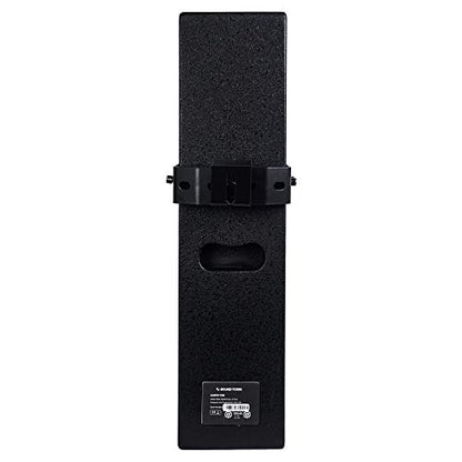 Sound Town Pair of Passive Wall-Mount Column Mini Line Array Speakers with 4 x 5” Woofers, Black for Live Event, Church, Conference, Lounge, CARPO-V5B