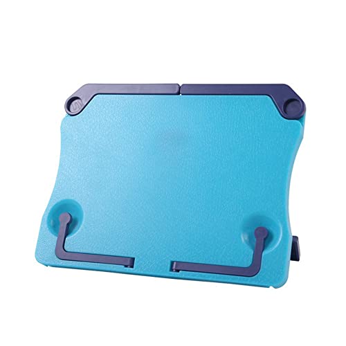 Alnicov Sheet Music Stand,Foldable and Adjustable Book Holder,for Music Score Tablature Cookbook Reading(Blue)