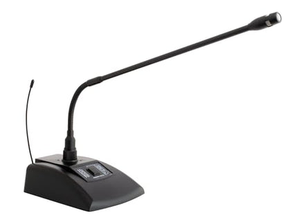 VocoPro Digital-Quad-C-500 4 Channel UHF Tabletop Mic System with Gooseneck Conference Microphones Digital-Quad Receiver - DIGQUADC500