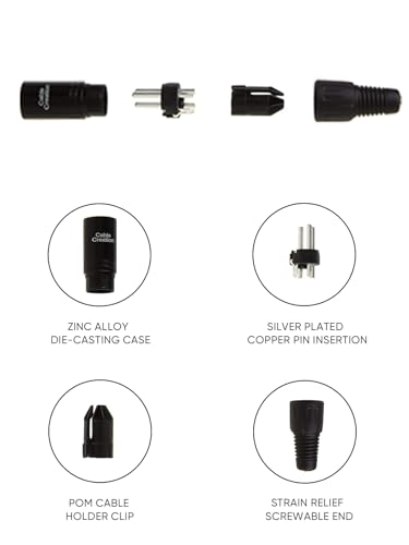 CableCreation 3Pin XLR Male*1+3Pin XLR Female*1, Mic Adaptor Connector 1Pair - size: 1 Pair