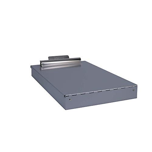 Saunders Recycled Aluminum Redi-Rite Storage Clipboard with Self-Locking Latch – Lightweight, Weather-Resistant Lacquer Finish Stationery Box. Office Products, Silver, Letter (Pack of 6) - color: Silver, size: Letter (Pack of 6)
