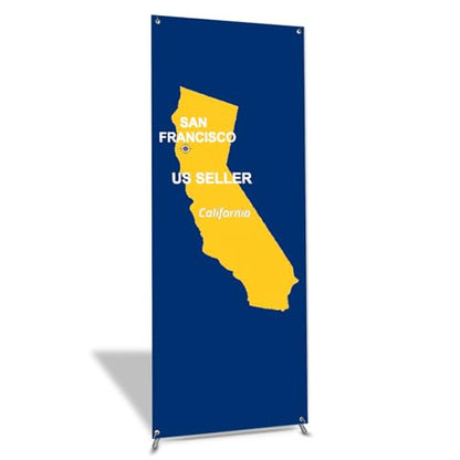 4U Media&Displays New & Premium X Banner Stand --Height adjustable from 63 inches to 72 inches and Width Adjustable from 24 inches to 31.5 inches (STAND ONLY) (1 UNIT) - color: 1 UNIT
