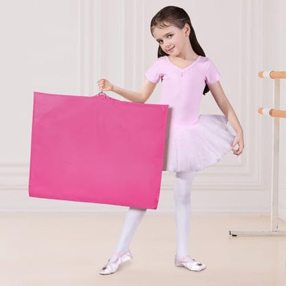 Univivi 40 Inch Dance Costume Garment Bags for Dancers, Rose Red, 8 Pack - color: Rose Red, size: 8 Pack
