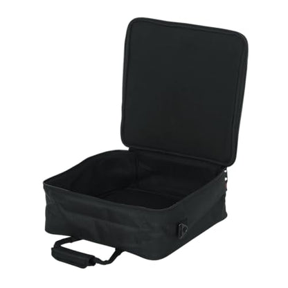 Gator Cases 15.5 x 15 x 5.5" Padded Mixer Carry Bag (G-MIXERBAG-1515) | Fits Compact Medium Format Mixers, Dual Layer Padding, Organized Cable Storage, Adjustable Removable Shoulder Strap - size: 15.5"x 15"x 5.5.", style: Medium Format
