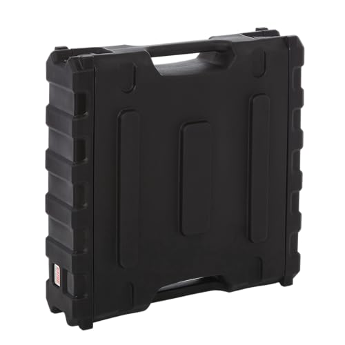 Gator Cases Pro Series 2U Rack Case with Standard 19" Depth, Roto Molded Made in USA (G-PRO-2U-19) | Made in the USA Molded Hard Shell Front & Rear Threaded Rack Rails Side Carry Handles - size: 2U Rack Space, style: Standard - 19" Deep