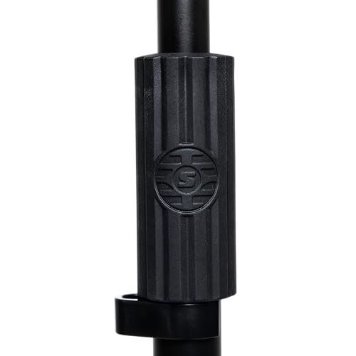 Shure by Gator Round Base Mic Stand with Standard Height-Adjustable Twist Clutch and 10" Base; (SH-RBMICSTAND10) - style: 10" Weighted Base