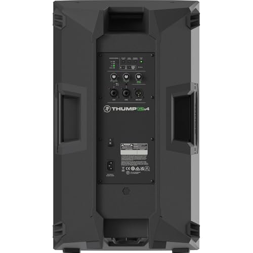 Mackie Thump12v4 12" Professional Powered Loudspeaker Bundle with SS-4420 Steel Speaker Stand, Speaker Stand Bag 51" (Black) and Kellards XLR-P20T Pro 20 ft XLR Microphone Cable