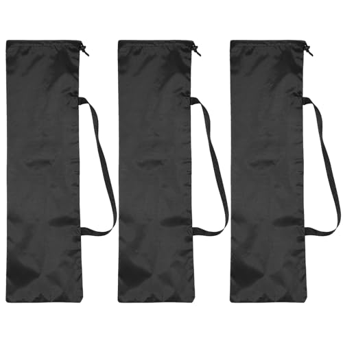 PATIKIL 30 x 9 Inch Tripod Carrying Case, 3 Pack Camera Tripod Carrying Bags Oxford Cloth Padded Bag for Camera Gear Mic Light Stand Sheet Music Photography Accessories, Black - size: 30 x 9 Inch