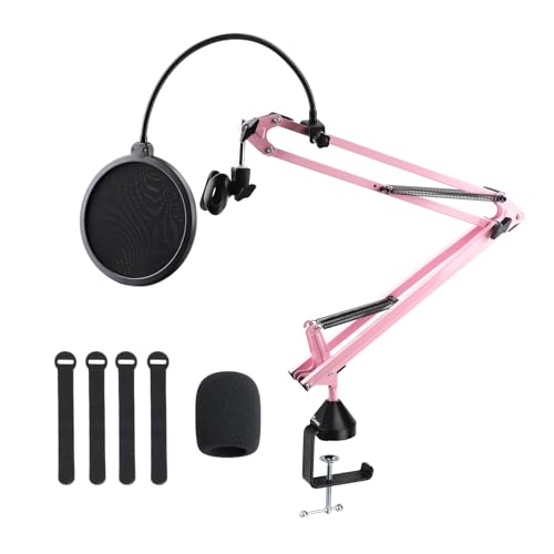 Microphone Boom Arm Heavy Duty Suspension Scissor Mic Stand