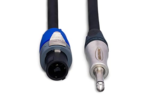 Hosa SKT-205Q Edge Speaker Cable - Neutrik speakON to 1/4-inch TS - 5 Foot