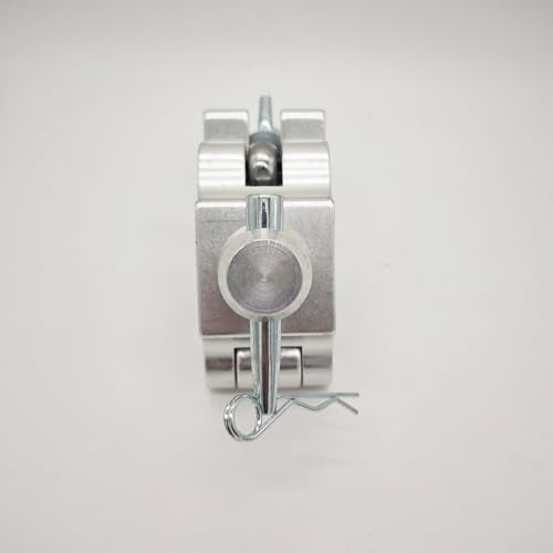 2" Wrap-Around Coupler Clamp for 42-51mm Stage Light Truss Pipe Aluminum | Stage Lighting Clamp 660 lbs Weight Capacity Wrap-around O Clamps
