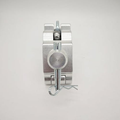 2" Wrap-Around Coupler Clamp for 42-51mm Stage Light Truss Pipe Aluminum | Stage Lighting Clamp 660 lbs Weight Capacity Wrap-around O Clamps