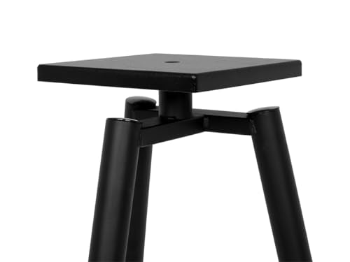 Monolith Easel Style Speaker Stand, 28in (Each) Adjustable Spikes, Supports up to 100 LBS, Sturdy Construction, Compatible with Most Bookshelf Speakers