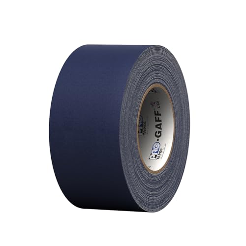 3" Pro Gaff Gaffers Tape 55 yards length blue matte. Premium Heavy-Duty Gaffers Tape trusted by professional Gaffers. Made in the USA. Holds Tight, Easy to remove. (Pack of 16) - color: Blue, size: 3 in x 1980 in