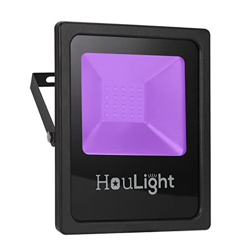 20W UV LED Black Light, HouLight High Power LED Blacklight IP65-Waterproof for Blacklight Party Supplies, Neon Glow, Glow in The Dark (Uv Led Wide Flood Light, 20 Watts) - style: Wide 20 Watts