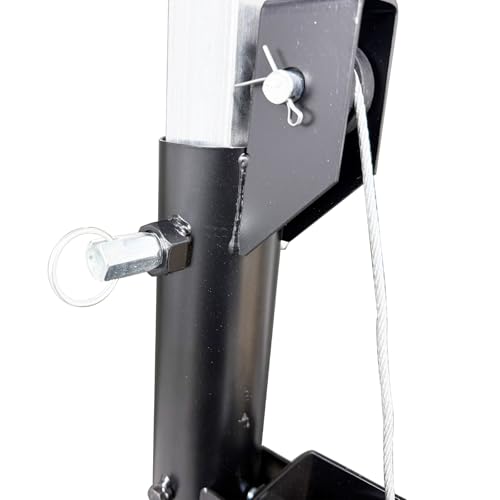 TECHTONGDA Light Trussing Stand 176LB Load Capacity DJ Light Stand, Crank Lighting Stand Speaker Truss, 5.91-13.12 FT Adjustable Height, Portable Music Equipment for Bands Clubs Stages ﻿