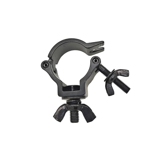 1-1/2" Stage Light Clamp Truss O Clamps 38-40mm Aluminum 4Pcs | DJ Lighting Clamps Heavy Duty 220 Lbs for 1.5" OD Tube Pipe