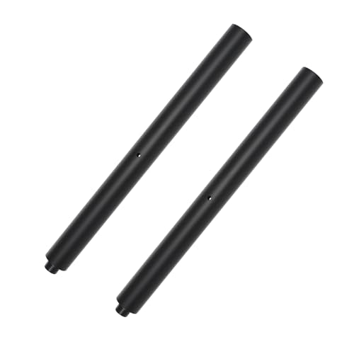 M20 Speaker Pole, with 35mm and M20, 2 Packs | 2 pieces can be joined to make a 32 inch length, Speaker Pole Mount,Subwoofer Pole, Speaker Pole, Black