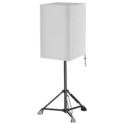 15 Inch Outdoor Speaker Cover - PA/DJ Lightweight Powered Speaker Cover, Upright Protective Cloth Cover - Sand Proof Dustproof Waterproof Protection - Gray - color: Grey, size: 15''
