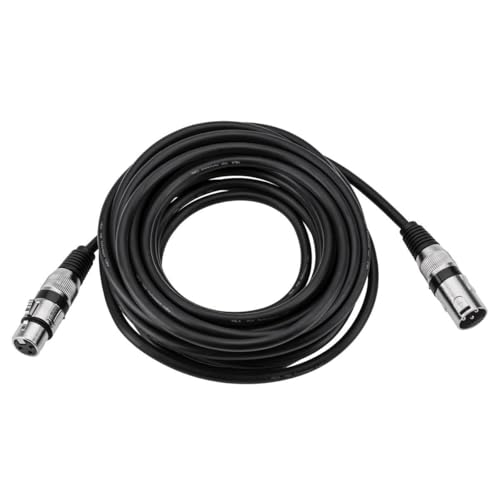 Behringer EUROPOWER PMP1680S 1600W 10-Channel Powered Mixer, Bundle with 2x H&A XLR M To F Cable