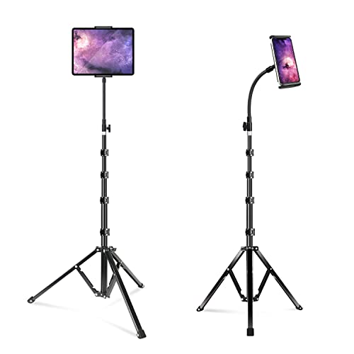 elitehood 72in Adjustable iPad Stand Floor, Heavy Duty iPad Tripod Stand