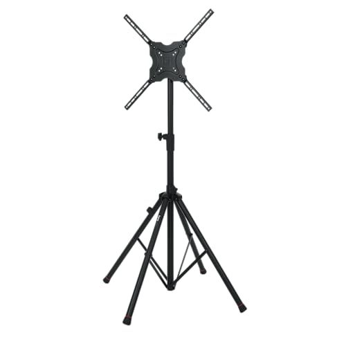 Gator Frameworks Deluxe Adjustable Quadpod LCD/LED TV Monitor Stand with Lift Piston, Fits Screens up to 65" (GFW-AV-LCD-25) - size: 65" Screens, style: Deluxe