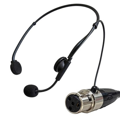Replacement Headset Microphone Compatible with Shure Wireless Bodypacks–Condenser Headworn Mic with TA4F Mini 4-Pin Connector for Shure Bodypacks Transmitters for Singers, Speakers,Performers - size: Mini 4 Pin XLR (TA4F) - Headset