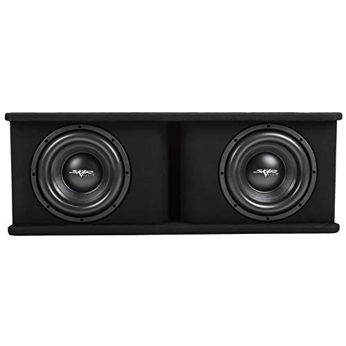 Skar Audio Dual 10" 2400W Loaded Sdr Series Vented Subwoofer Enclosure | SDR-2X10D4, Dual 10" D4 Loaded Enclosure - size: Dual 10" D4 Loaded Enclosure