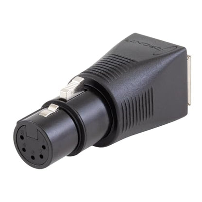 SIRS-E 2-Pack - CPoint XLR RJ45 Adapter CAT-5 Ethernet to DMX512 Cable Converter, Female 5-Pin, XLRJ45-5F - style: Female 5-Pin