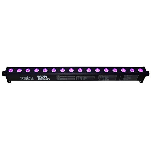 Prox X-BAR16RGBUV EVO RGBUV Bar 16x4W High Power LED Wash Light | 16x4W RGBUV LED bar with 10x40 degree beam for stage lighting, wall washing and uplighting