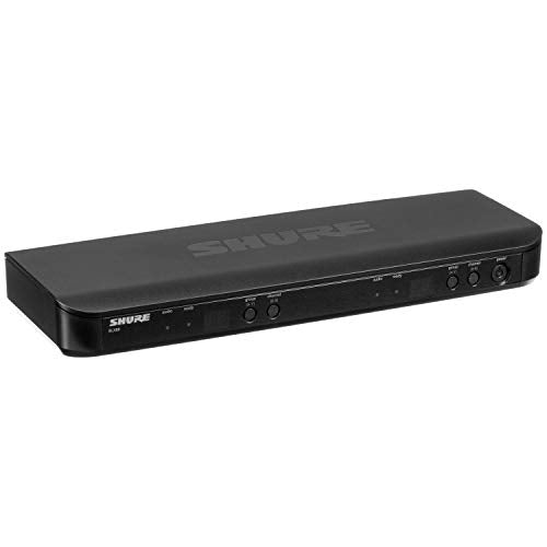 Shure BLX288/SM58 Dual-Channel Wireless Audio System H9 Band (512–542 MHz) – BLX88 Receiver, (2) BLX2 Transmitters with SM58 Dynamic Mic, Up to 14 Hr Battery, 300 ft Range | BLX88 Receiver, (2) BLX2 Transmitters with SM58 Dynamic Mic, Up to 14 Hr Battery,