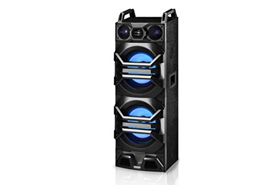 Technical Pro Dual 10" Passive DJ/Party Speaker w/LED Lights + Titanium Tweeter