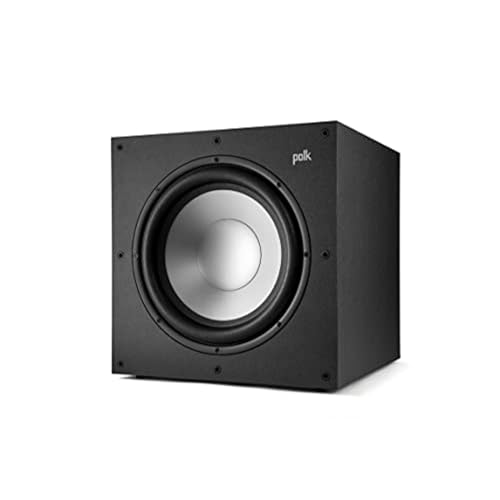 Polk Audio Monitor XT12 12" Powered Subwoofer, Deep Bass (Midnight Black) - style: 12" Subwoofer (XT12)