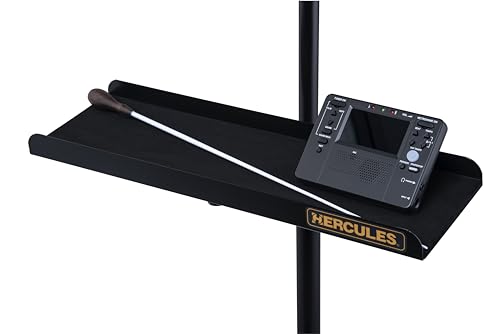 Hercules BS243B-HA103 Conductor Stand with Extended Desk and Accessory Tray