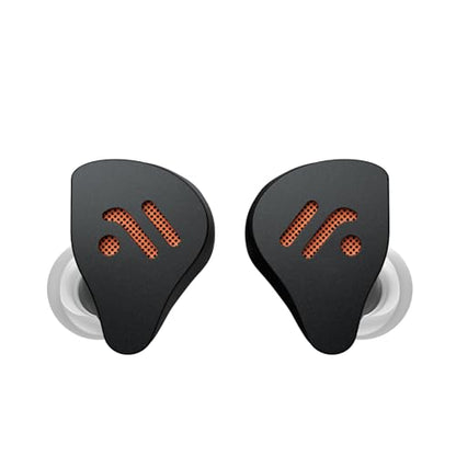 Fosi Audio IM4 Open-Back IEM Earphones, in Ear Monitor Wired Earbuds, 10mm Single Dynamic Driver, IEMs for Audiophiles, Gaming and Studio, 3.5mm 2-Pin 0.78mm Detachable Cables, N52 Dual Magnets - color: BLACK