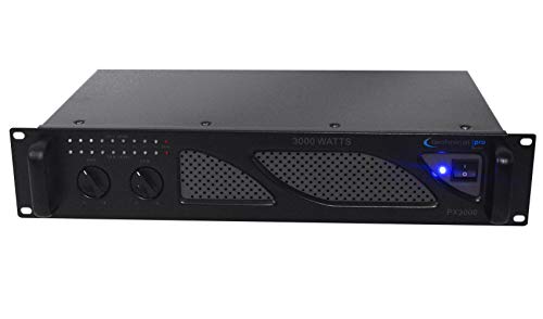 Technical Pro PX3000 Professional 2U 2-Channel 3000 Watt Power DJ Amplifier
