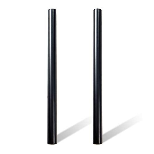 Sound Town 2-Pack 20” Subwoofer Mounting Poles, Compatible with 35mm Mount,110 LB Load Capacity, Black (STSD-20B-PAIR) - size: 20", 35mm Mount, Black