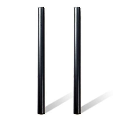 Sound Town 2-Pack 20” Subwoofer Mounting Poles, Compatible with 35mm Mount,110 LB Load Capacity, Black (STSD-20B-PAIR) - size: 20", 35mm Mount, Black