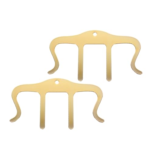 2 Pack Metal Black Music Book Clips Page Holders for Reading, Sheet Music Stand, Piano, Book & Keyboard Ideal for Musicians (Gold) - color: Gold