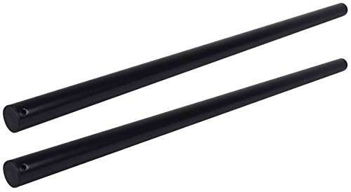 Rockville RSP36 36" Heavy-Duty Steel Subwoofer-to-PA Speaker Pole, 2-Pack | 200 Lb Load Capacity, 35mm (1.38") Pole Diameter, Fixed Height, Standard Subwoofer/Speaker Pole Mount