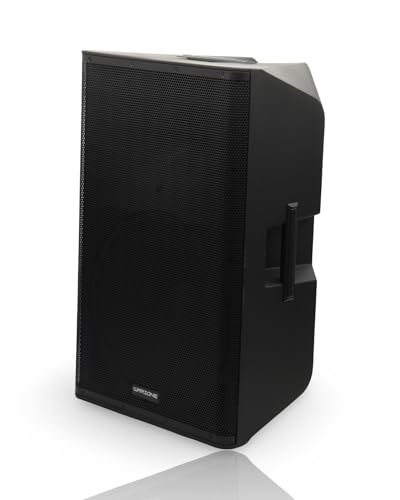 Warzone 1X WPTS15 Apollo-Active Series 2500W Peak Power 15-Inch 2-Way Powered Speaker, Class D & AB Amplifier, Bluetooth, DSP Modes, and 136dB Max SPL for Pro Audio DJ Party