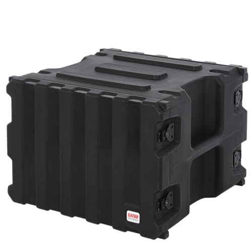 Gator Cases Pro Series 8U Rack Case with Standard 19" Depth, Roto Molded Made in USA (G-PRO-8U-19) - size: 8U Rack Space, style: Standard - 19" Deep