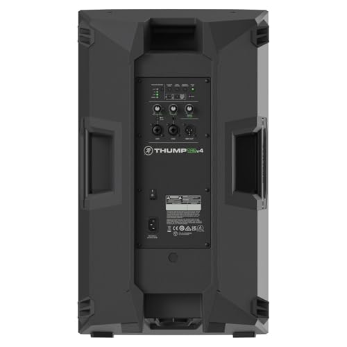 Mackie Thump12v4 Pair 12-Inch 1400W Powered PA Speakers Stereo Full Rig with 2 Thump15Sv4 Subwoofers and 2 SPM400 Poles — 129 dB Dual Sub Stack PA for Mobile DJ, Live Band, Wedding, Events - color: Full Rig Pair Bundle