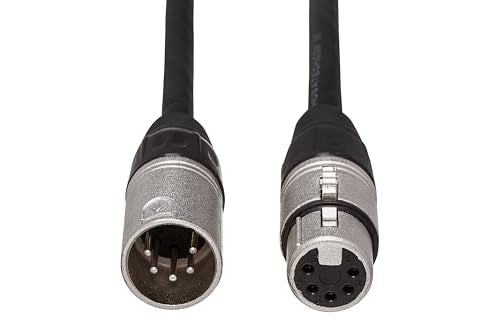 Hosa DMX-510 5-pin/3-conductor DMX Cable - 10 foot - size: 10 Feet